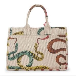 Vince Camuto Colorful Snake Pattern Tote